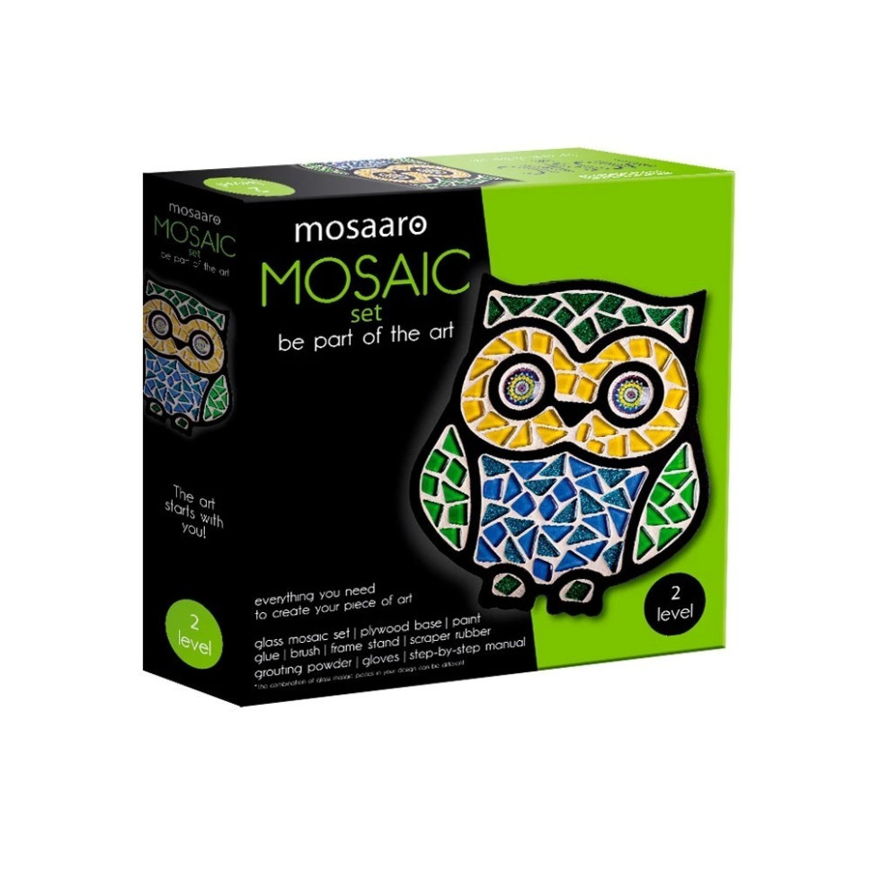Дитячий набір для творчості кришталева мозаїка "Сова" MA2004 Вінниця - фото 1