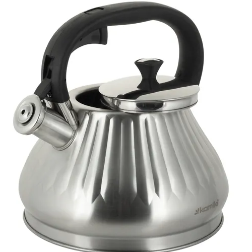Чайник 3л нержавіюча сталь зі свистком з ручкою "soft-touch" 859 KAMILLE Житомир