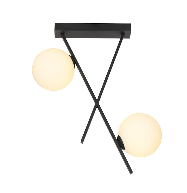 Люстра декоративна VALESO BC84017-2 BK на 2 плафони Коломия - фото 1