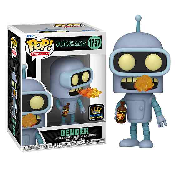 Ігрова фігурка Funko POP! Серії Футурама - Бендер (w/CH(GW)) Дніпро