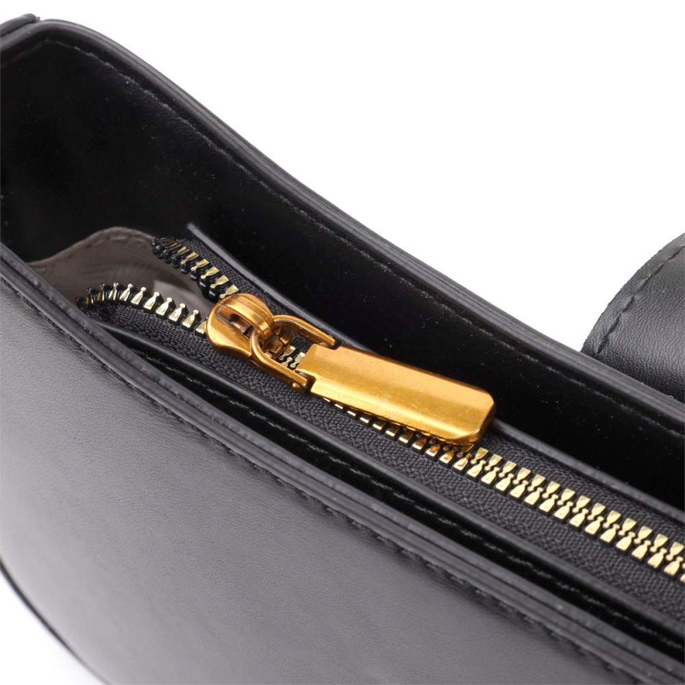 Жіноча елегантна сумка з екошкіри Vintage sale_15149 Чорний Київ - фото 4