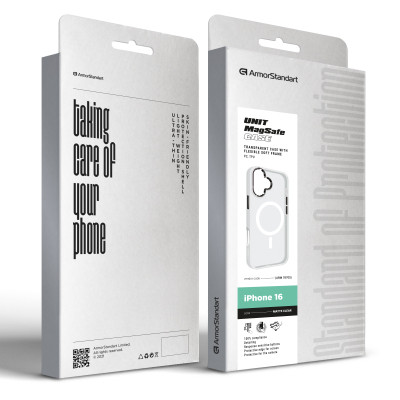 Чехол для мобильного телефона Armorstandart Unit MagSafe Apple iPhone 16 Matte Clear (ARM78705) Винница - изображение 2