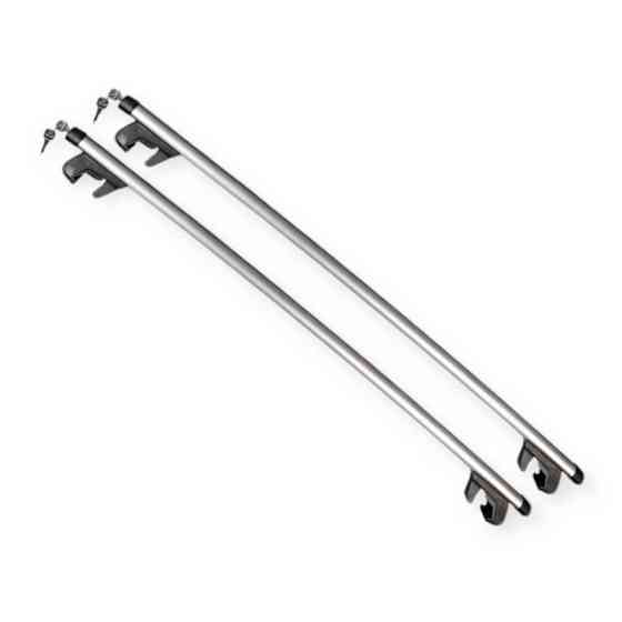 Багажник універсальний на рейлінги (127 см, до 75 кг) алюміній, аеродинамічний ль, із замком Мукачево