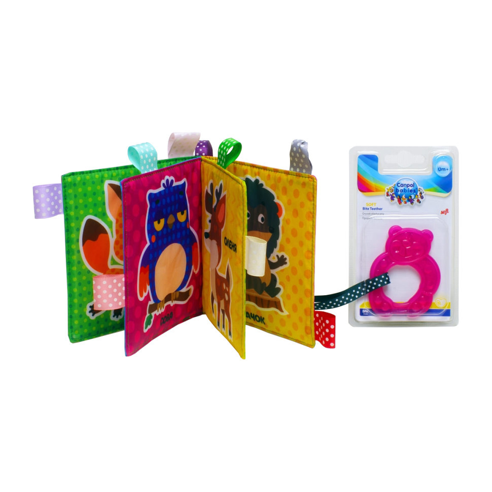 М'яка книжка-шуршалка "Зайчик" Книжковий хмарочос 403761 з прорізувачем Вінниця - фото 2