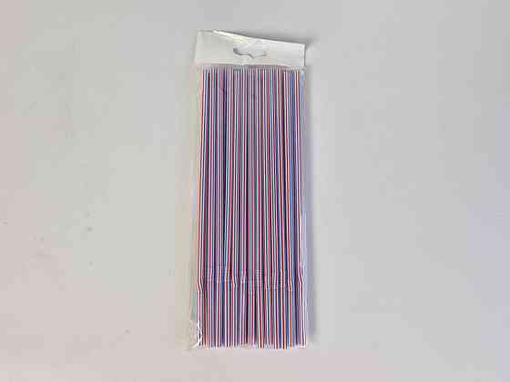 Трубочка для коктейлів смугаста (25шт) ТМ "Супер торба" Харків
