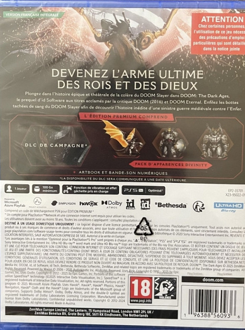 DOOM: The Dark Ages – Premium Edition (PS5) Харьков - изображение 1