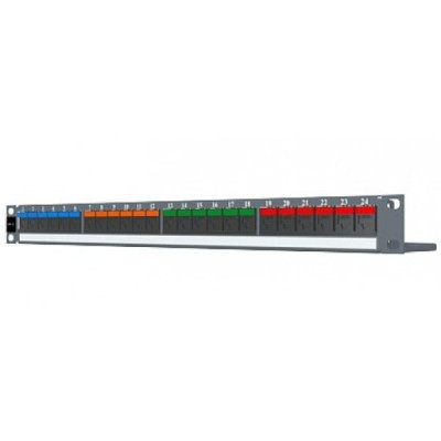 Патч-панель 19" 24xRJ-45 UTP cat. 6, 1U Molex (PID-00141) Винница - изображение 1