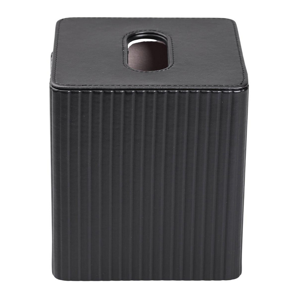 Квадратная салфетница из эко-кожи, черная Киев - изображение 2