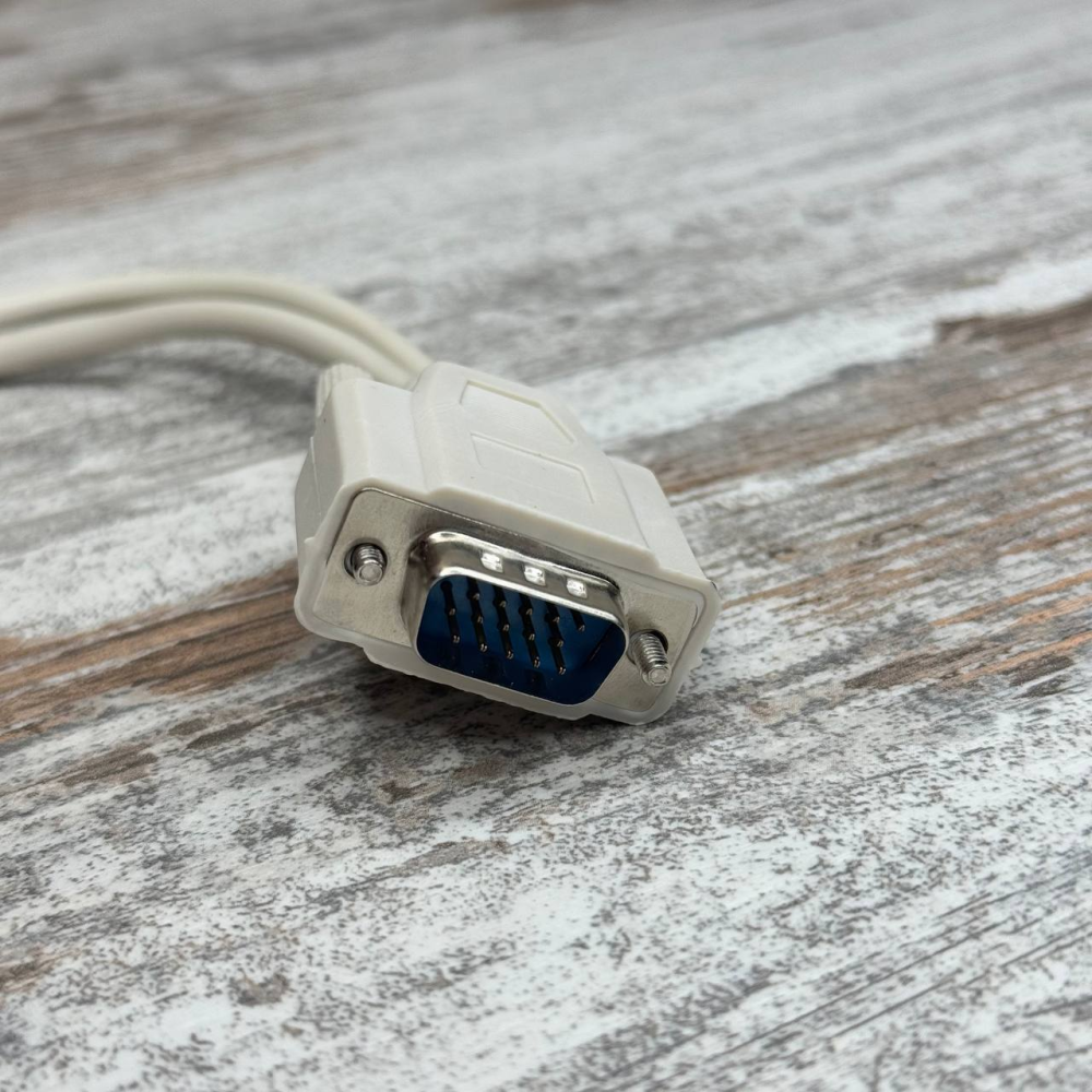 Комутатор VGA 1 на 2, розгалужувач VGA для моніторів, спліттер 3+4, 15-контактний Київ - фото 3