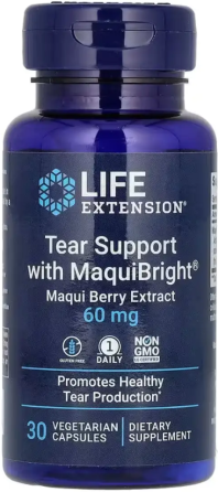 Экстракт маки для поддержки зрения Tear Support with MaquiBright 60 mg 30 vcaps Киев
