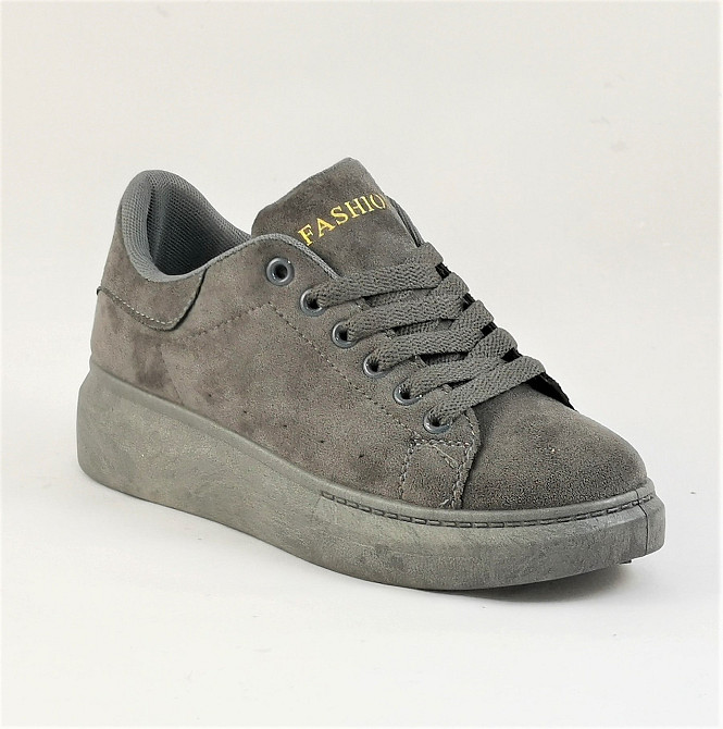 . Жіночі Кросівки Сірі A!exander Mc@ueen Сліпони Маквін Мокасини (розміри: 36,37,38) — 81-1 Дніпро - фото 9