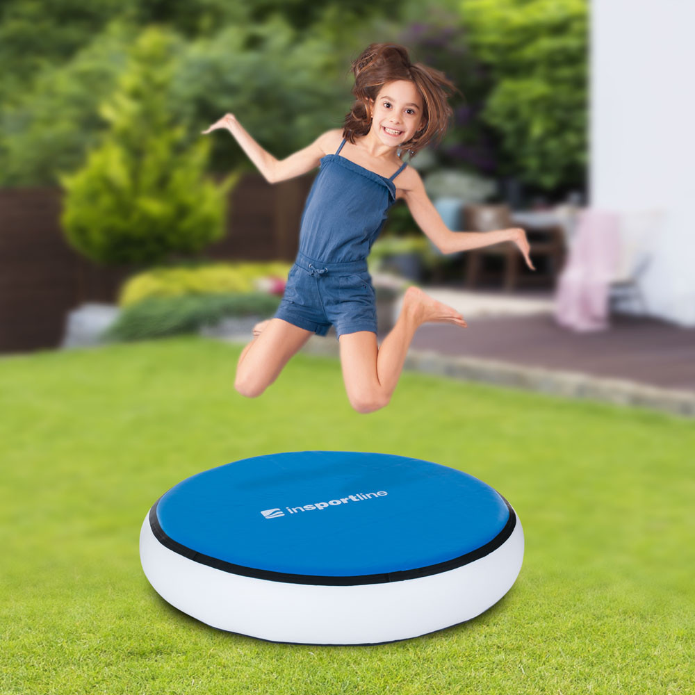 Килимок надувний inSPORTline Airspot 100x20 см, біло-синій Київ - фото 3