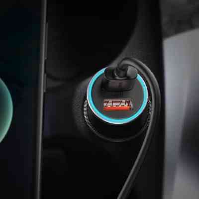 Зарядное устройство Baseus 2xUSB QC3.0 + cable USB to USB-C 40W Golden Contactor Pro dark gray (TZCCJD-A0G) Винница