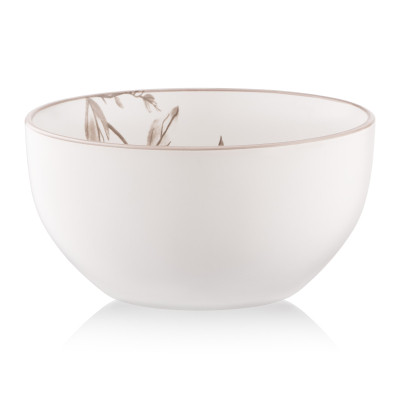 Салатник Ardesto Asti 670мл, 14.2см, кераміка, біло-бежевий (AR1414AB) Вінниця - фото 4