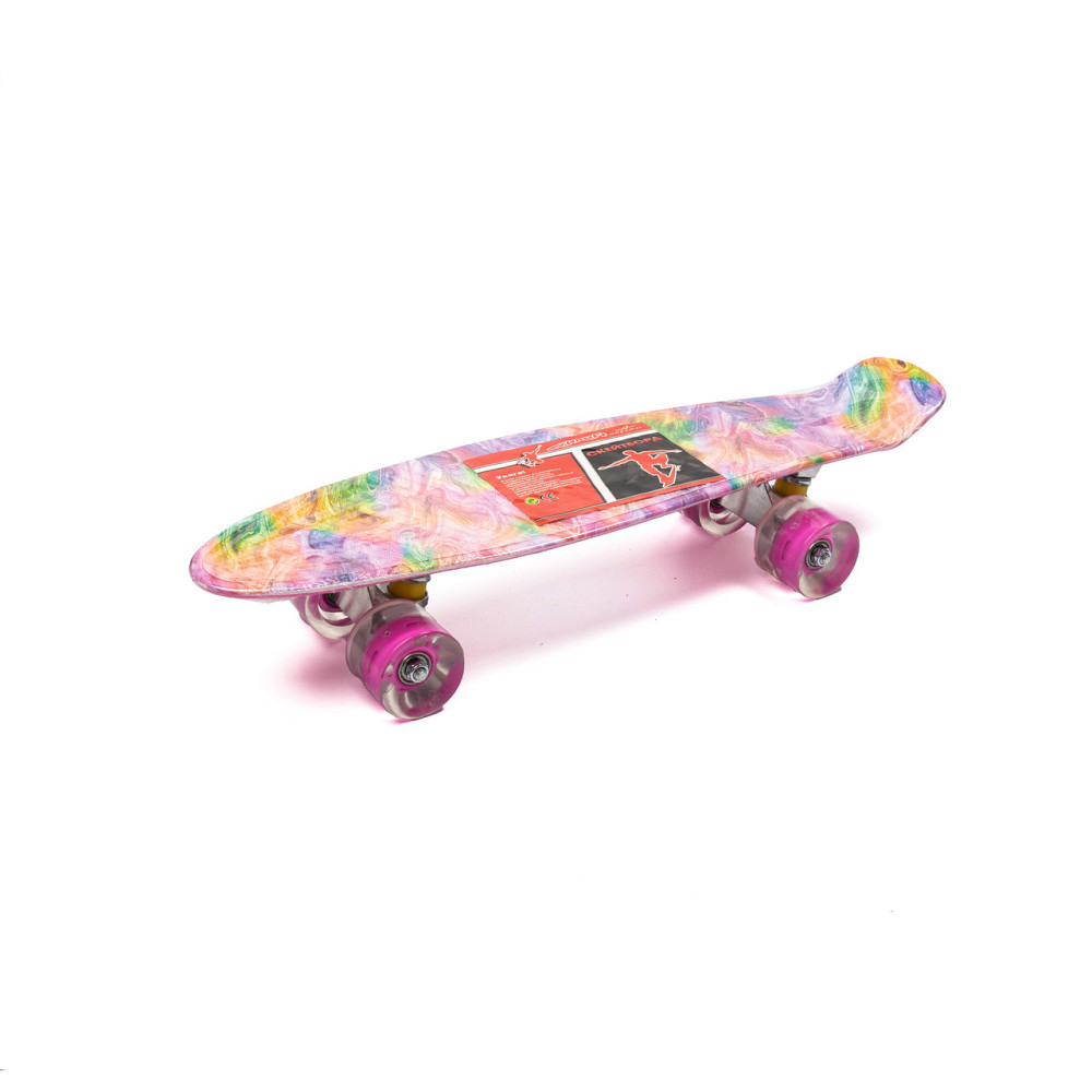 Скейт пенни борд, скейтборд Profi МS0749-13_7 со светящимися колесами алюминиевая подвеска Каменец-Подольский - изображение 4