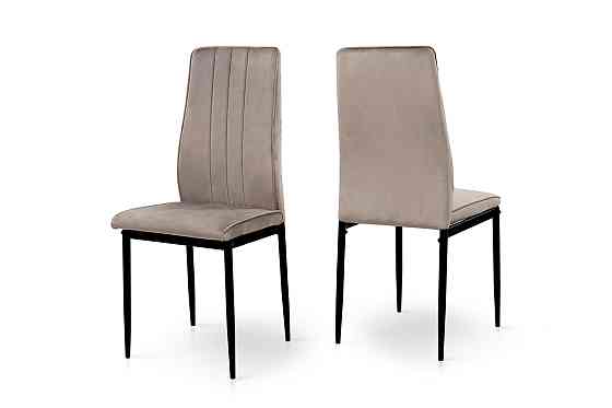 Стілець Річь, чорний/велюр пісочний Киев