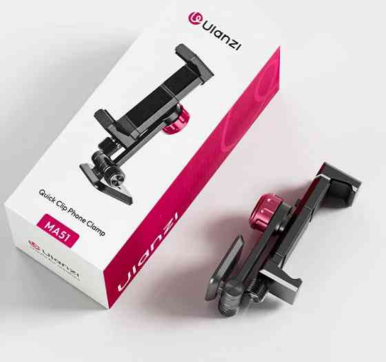 Держатель для телефона на штатив с наклоном и поворотом быстросъемный Uka Ulanzi MA51 Киев