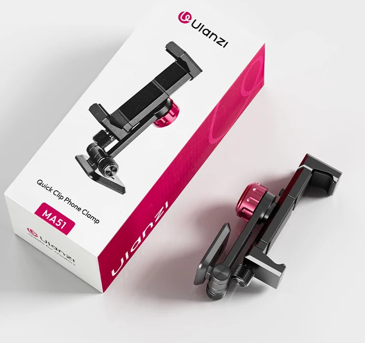 Держатель для телефона на штатив с наклоном и поворотом быстросъемный Uka Ulanzi MA51 Киев - изображение 5