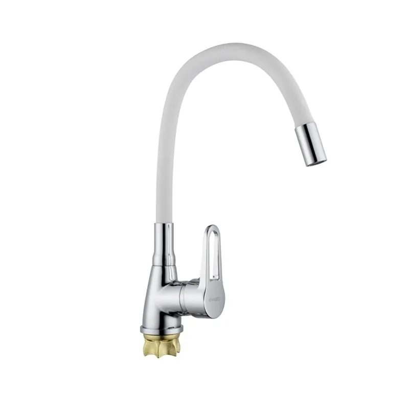 Змішувач для кухні з силіконовим виливом Champion Sop 014-045  Refl.White   ( MI6362 ) 34585 Харьков - изображение 1