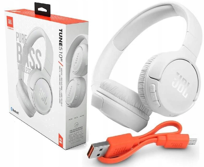 Bluetooth-гарнітура JBL Tune 510BT White (JBLT510BTWHTEU) Білий Харьков - изображение 7