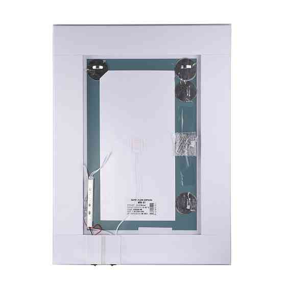 Дзеркало UNIO MRR-01 SQR-AA-H 600 x 800 mm LED FL з підігрівом Тернопіль