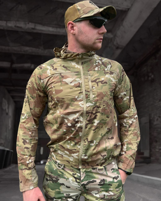 Летняя тактическая куртка ультралегкая тактическая штормовка Tactical Series военная ветровка мультикам   WAR Львов - изображение 1