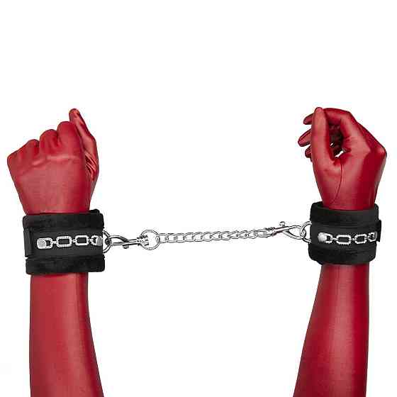 Наручники Punishment - Crystal Detail Handcuffs - Black Sex Aura Київ