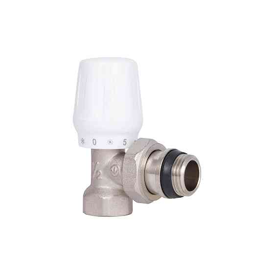 Кран радіаторний Thermo Alliance Base 1/2" ВН з антипротіканням кутовий SD228W15 Київ
