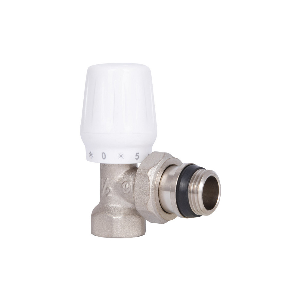 Кран радіаторний Thermo Alliance Base 1/2" ВН з антипротіканням кутовий SD228W15 Київ - фото 3