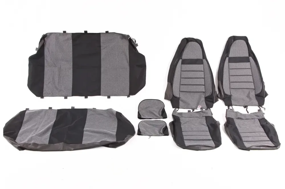 Чехлы на сидушки  2109 Avto-fortuna Lite Пилот с паралоном серые (2115) Винница - изображение 1