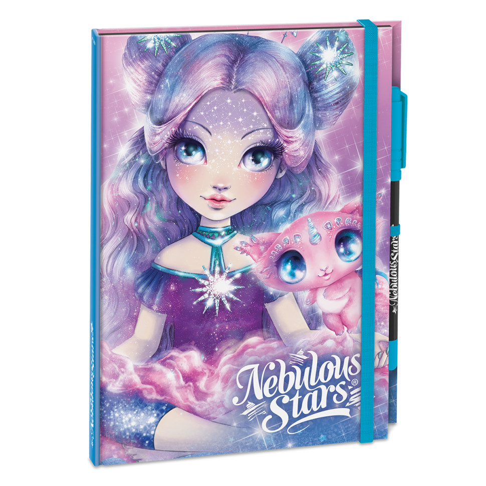 Блокнот чорні аркуші Делюкс Небулія Nebulous Stars 11583-1 з ручкою Вінниця - фото 1