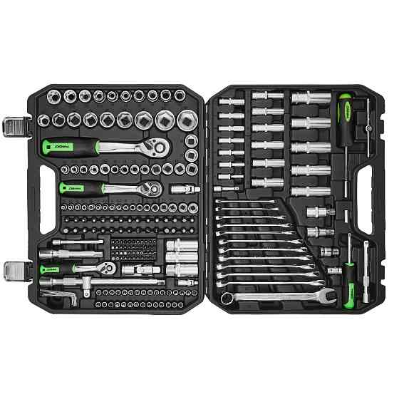 Професійний набір інструментів в кейсі Winso Pro 1/2", 1/4", 3/8" 72T, CR-V, 219од. Львів