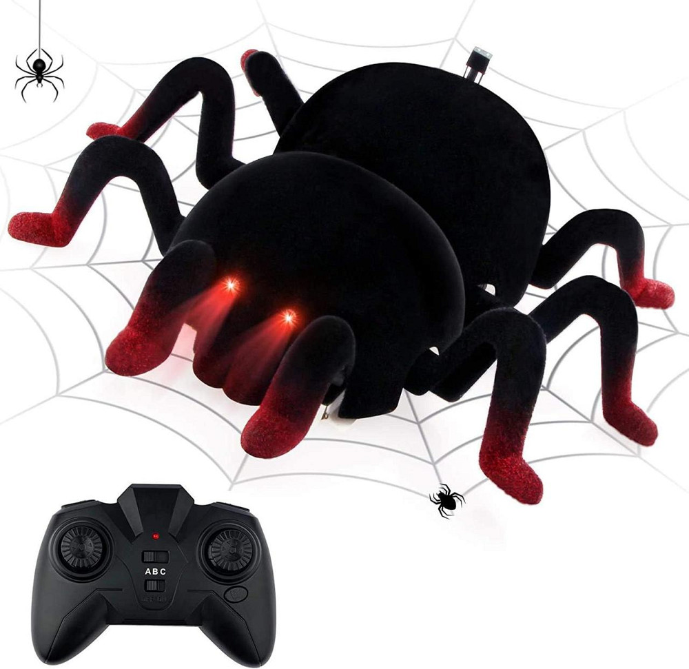 Радиоуправляемый паук, машинка-паук для стен и пола, светодиоды, аккумулятор, игрушка для детей От 6 лет Киев - изображение 1