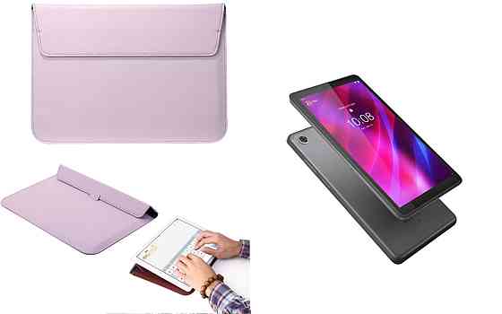 Чехол-конверт VitoCase для Lenovo Tab M7 (3rd Gen), с функцией подставки для планшета Фиолетовый Киев