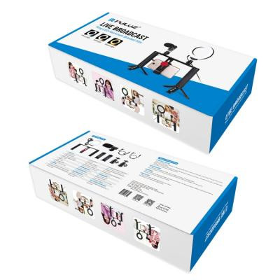 Набор блогера Puluz 4in1 (ring light, mount, phone holder, microphone) (PKT3028) Винница - изображение 9