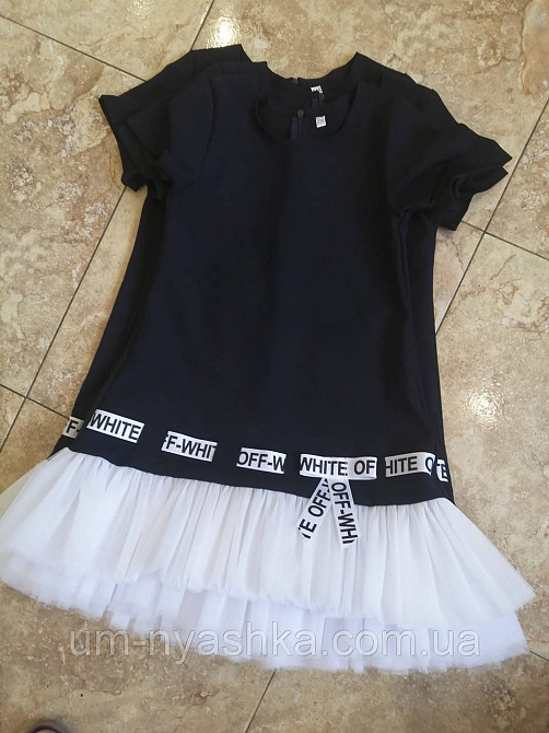 Красиве шкільне плаття "Евросетка-трапеція" 122-146 Кривий Ріг - фото 1