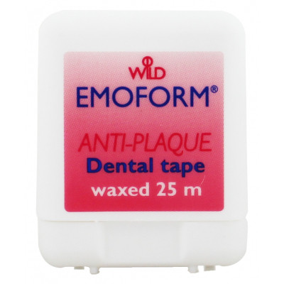 Зубная нить Dr. Wild Emoform вощенная лента 25 м (7611841138703) Винница - изображение 1