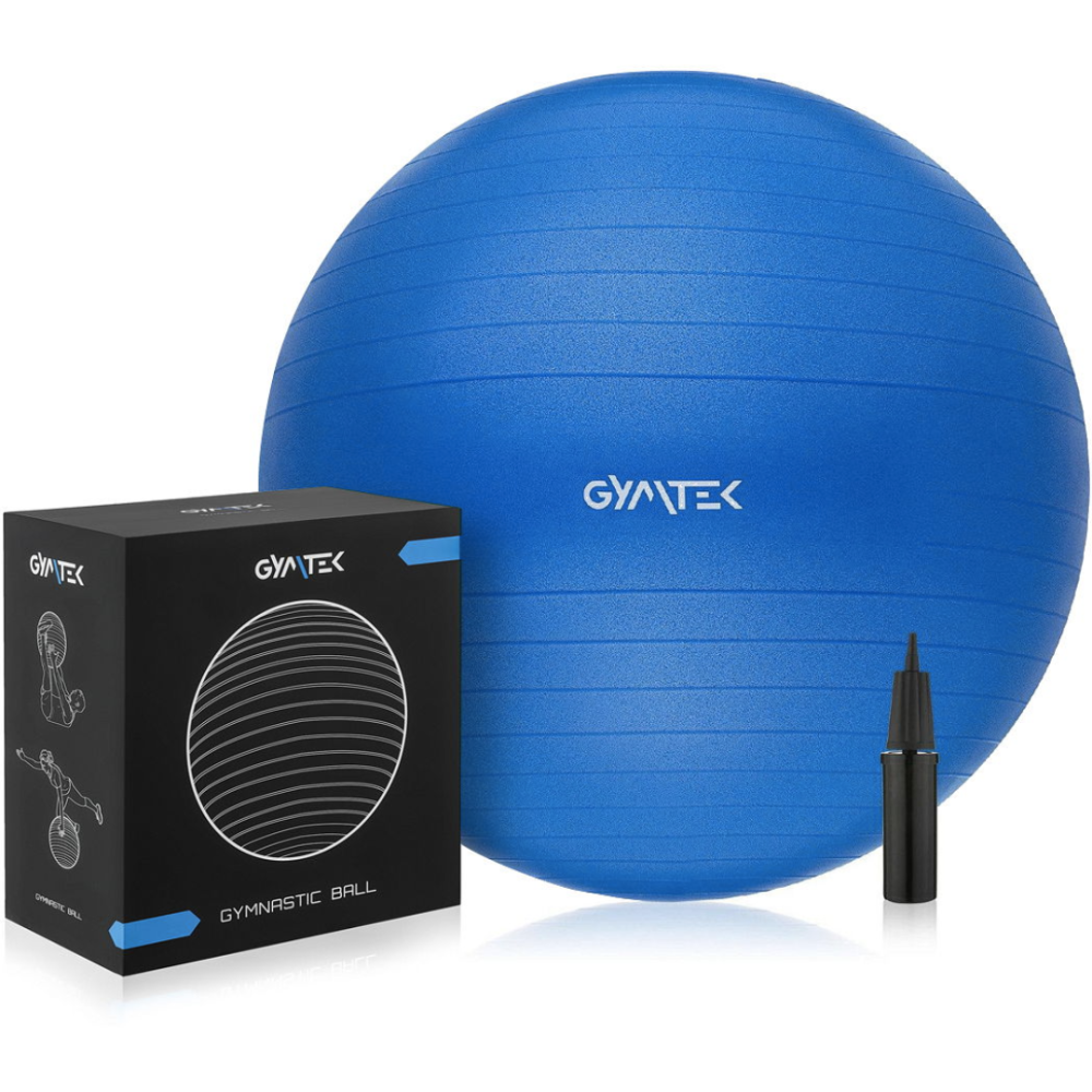 Фітбол Gymtek 65см синій + насос Киев - изображение 1