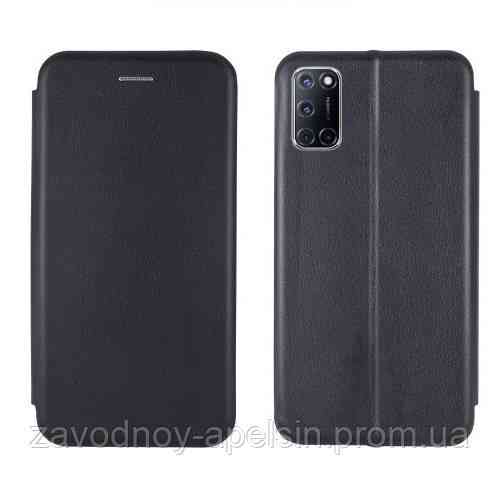 Чохол книжка підставка Oppo A52 чорний Одеса