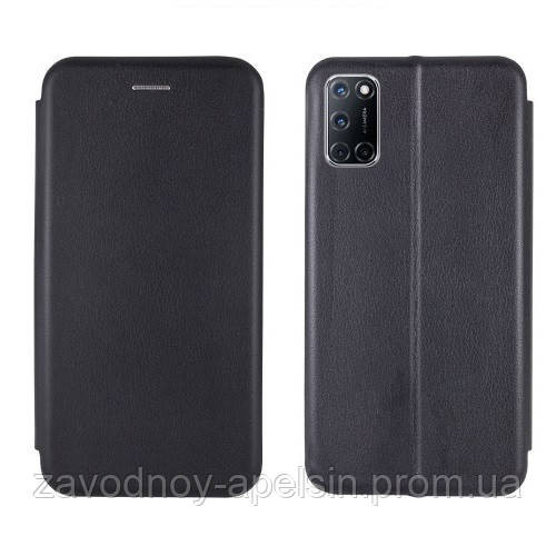 Чохол книжка підставка Oppo A52 чорний Одеса - фото 1