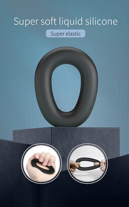 Ерекційне кільце Crazy Bull - Vesper Silicone Cock Ring, BI-210243 Sex Aura Київ - фото 4