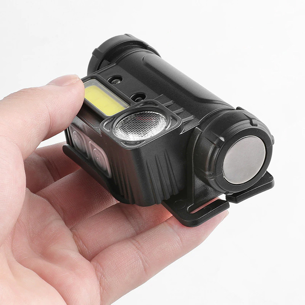 Налобный фонарь с датчиком движения BL-123 XPE+COB / Магнитный фонарик с красным фонариком для рыбалки Киев - изображение 4