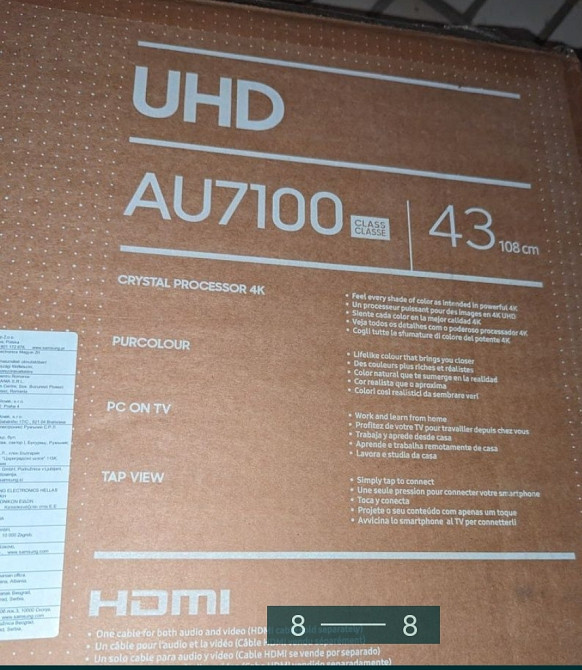 Телевизор: Samsung Smart TV 4K AU7100 LED Харьков - изображение 8