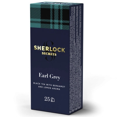 Чай Sherlock Secrets Earl Grey черный 25х2 г (shs.00797) Винница - изображение 1