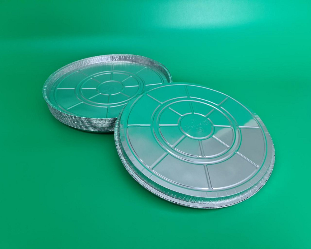 Круглая, пещевая, алюминиевая форма 1100мл SPТ72G 100шт  (1 пачка) Харьков - изображение 4