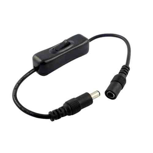 Выключатель питания 12В 5.5x2.1мм мама-папа, для лент и электроприборов, ZH-304 Винница