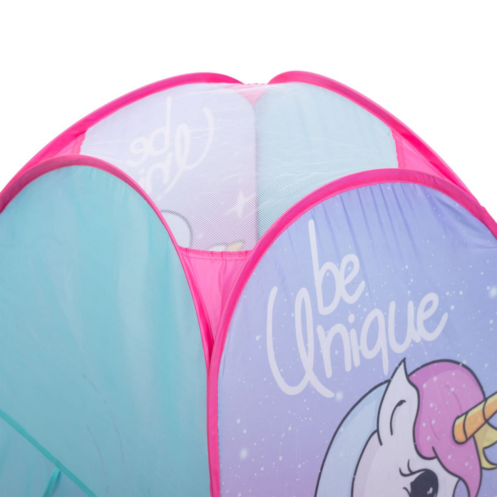 Намет дитячий 80×80×100 см ігровий намет для дівчаток вуличний з єдинорогом Рожевий HP-S-2ND Коломия - фото 8
