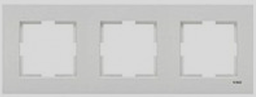 Рамка тройная, горизонтальная (белая) Anestech Винница