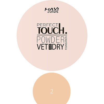 Пудра для лица Maxi Color Perfect Touch Matt Powder 02 (4823097121931) Винница - изображение 1