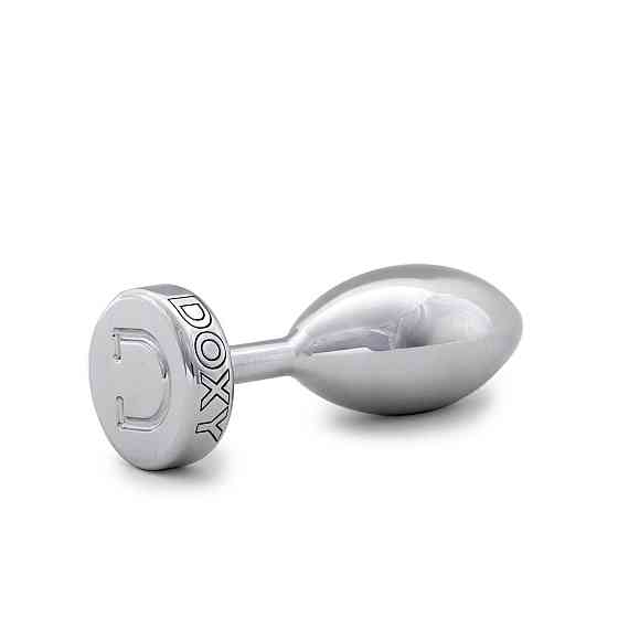 Металева анальна пробка DOXY Butt Plug SMOOTH, гладенька, діаметр 3,3 см Sex Aura Київ